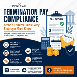Final Paycheck & Termination Pay Compliance in 2026